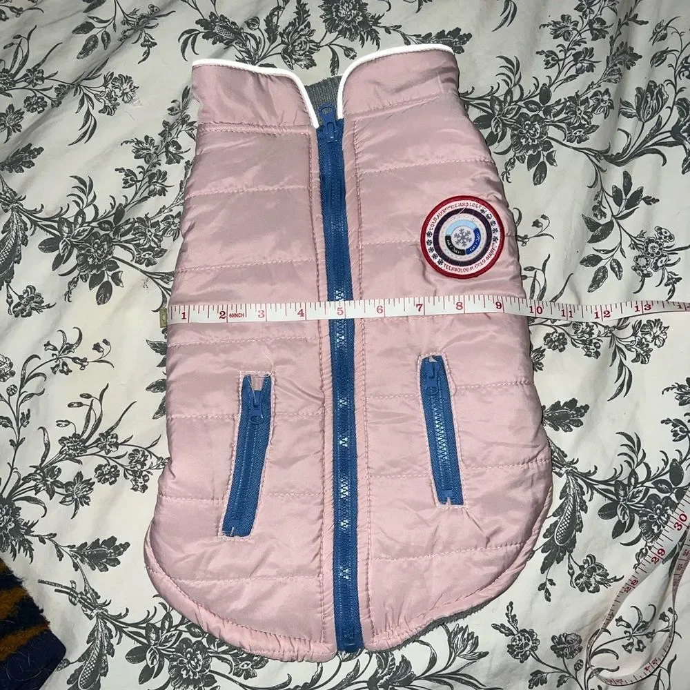 Pink dog sweater